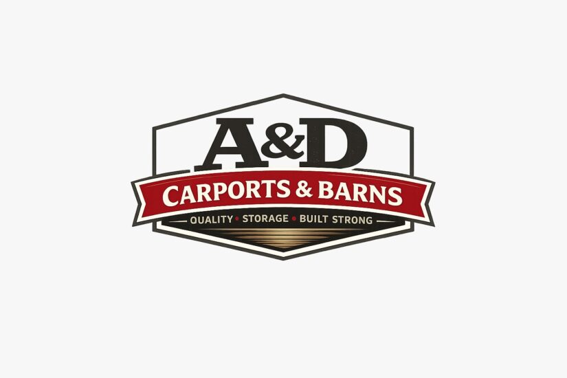 A&D Carports & Barns logo